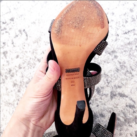 Schutz jia crystal embellished caged heels - Picture 4 of 8